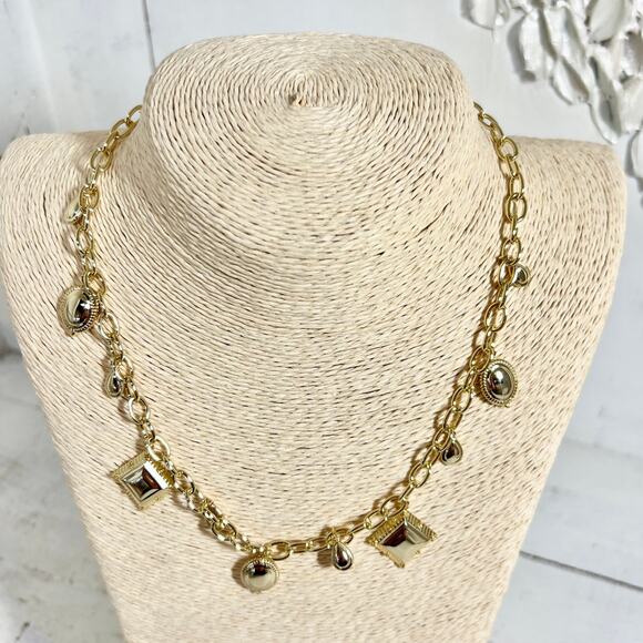 NWT Electric Picks Dane 14kt Gold Plated Chain Necklace with Pendant - Picture 4 of 5